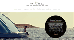 Desktop Screenshot of privatsea.com